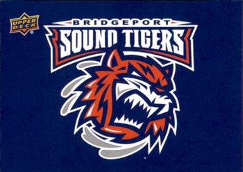 2014-15 Upper Deck AHL - Logo Stickers #34 Bridgeport Sound Tigers Front