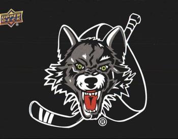 2014-15 Upper Deck AHL - Logo Stickers #36 Chicago Wolves Front