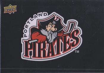 2014-15 Upper Deck AHL - Logo Stickers #48 Portland Pirates Front