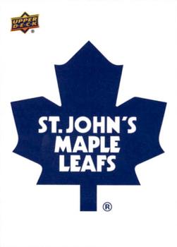 2014-15 Upper Deck AHL - Logo Stickers #66 St. John's Maple Leafs Front