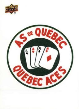2014-15 Upper Deck AHL - Logo Stickers #68 Quebec Aces Front