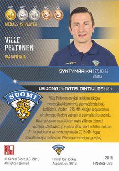 2016 Sereal Team Finland #FIN-BAS-023 Ville Peltonen Back