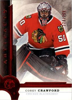 2016-17 Upper Deck Artifacts - Ruby #69 Corey Crawford Front