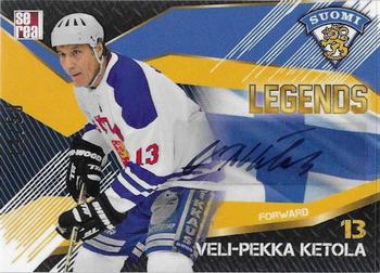 2016 Sereal Team Finland - Legends Autographs #FIN-LGD-A01 Veli-Pekka Ketola Front