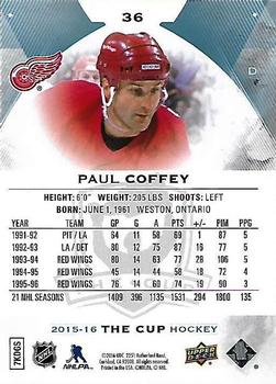 2015-16 Upper Deck The Cup #36 Paul Coffey Back