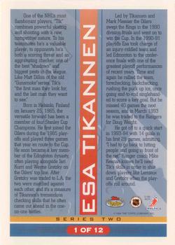  (CI) Esa Tikkanen Hockey Card 1993-94 Panini Stickers (base) 95 Esa  Tikkanen : Collectibles & Fine Art