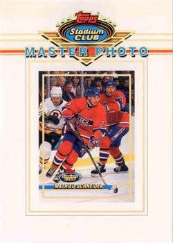 1993-94 Stadium Club - Master Photos (Series 2) #11 Mathieu Schneider Front