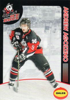 2008-09 Niagara IceDogs (OHL) #1 Andrew Agozzino Front