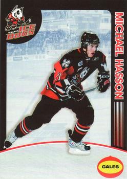 2008-09 Niagara IceDogs (OHL) #7 Michael Hasson Front