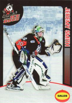2008-09 Niagara IceDogs (OHL) #20 Jeremy Smith Front