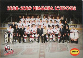 2008-09 Niagara IceDogs (OHL) #25 Team Photo Front