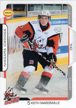 2009-10 Extreme Niagara Ice Dogs (OHL) #3 Keith Maisonville Front