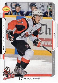 2009-10 Extreme Niagara Ice Dogs (OHL) #13 Marco Insam Front