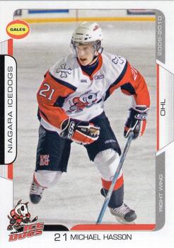 2009-10 Extreme Niagara Ice Dogs (OHL) #16 Michael Hasson Front