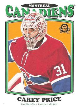 2016-17 O-Pee-Chee - Retro Blank Back #NNO Carey Price Front