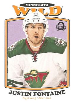 2016-17 O-Pee-Chee - Retro Blank Back #NNO Justin Fontaine Front
