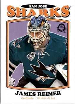 2016-17 O-Pee-Chee - Retro Blank Back #NNO James Reimer Front