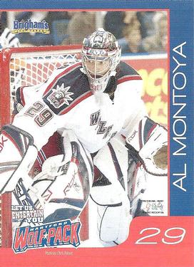 2005-06 Brigham's Ice Cream Hartford Wolf Pack (AHL) Kid's Club #NNO Al Montoya Front