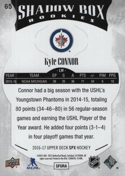 2016-17 SPx #65 Kyle Connor Back