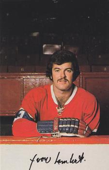 1974-75 Montreal Canadiens #NNO Yvon Lambert Front