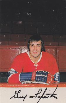 1974-75 Montreal Canadiens #NNO Guy Lapointe Front