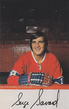 1974-75 Montreal Canadiens #NNO Serge Savard Front
