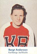 1959-60 Alfa Ishockey (Swedish) #697 Bengt Andersson Front