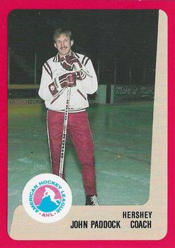 1988-89 ProCards Hershey Bears (AHL) #NNO John Paddock Front