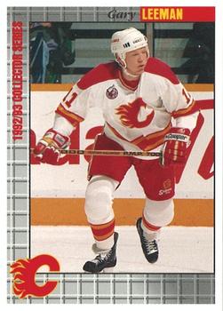 1992-93 IGA Calgary Flames #003 Gary Leeman Front