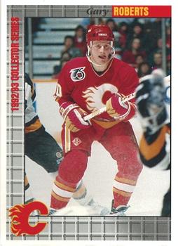 1992-93 IGA Calgary Flames #006 Gary Roberts Front
