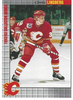 1992-93 IGA Calgary Flames #021 Chris Lindberg Front