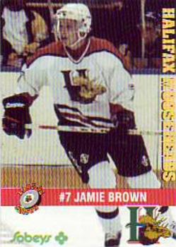 1995-96 Halifax Mooseheads (QMJHL) #4 Jamie Brown Front
