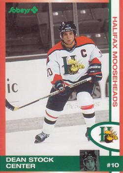1997-98 Halifax Mooseheads (QMJHL) First Edition #18 Dean Stock Front