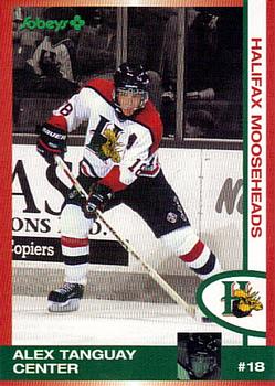 1997-98 Halifax Mooseheads (QMJHL) First Edition #20 Alex Tanguay Front