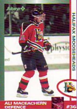 1997-98 Halifax Mooseheads (QMJHL) Second Edition #10 Ali MacEachern Front