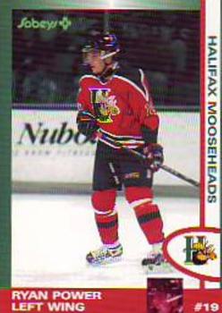 1997-98 Halifax Mooseheads (QMJHL) Second Edition #14 Ryan Power Front