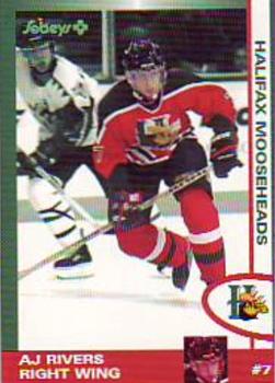 1997-98 Halifax Mooseheads (QMJHL) Second Edition #17 A.J. Rivers Front