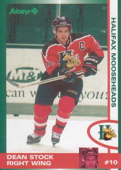 1997-98 Halifax Mooseheads (QMJHL) Second Edition #18 Dean Stock Front