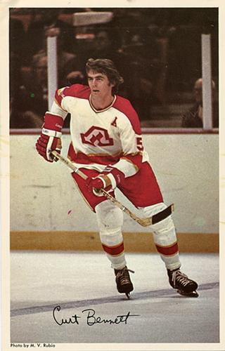 1972-73 Atlanta Flames #NNO Curt Bennett Front