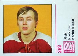 1971-72 Williams Jaakiekko (Finnish) #282 Matti Koskinen Front