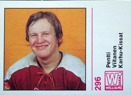 1971-72 Williams Jaakiekko (Finnish) #296 Pentti Viitanen Front
