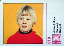 1971-72 Williams Jaakiekko (Finnish) #310 Juha-Pekka Porvari Front