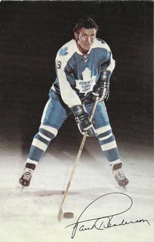 1971-72 Toronto Maple Leafs #NNO Paul Henderson Front