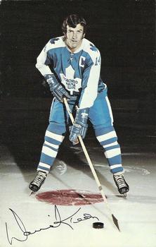 1971-72 Toronto Maple Leafs #NNO Dave Keon Front