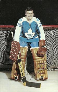 1971-72 Toronto Maple Leafs #NNO Bernie Parent Front