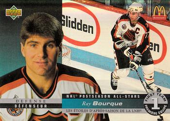 1993-94 Upper Deck McDonald's NHL All-Stars - NHL Postseason All-Stars Holograms #McH-04 Ray Bourque Front