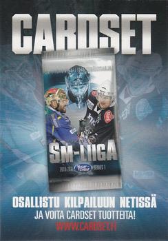 2010-11 Cardset Finland - Promo Cards #NNO Back Cover Front