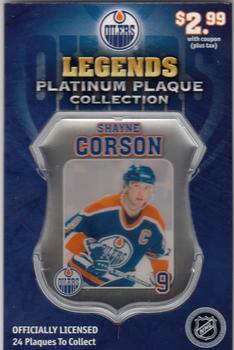 2007 Edmonton Oilers Legends Platinum Plaque Collection #NNO Shayne Corson Front