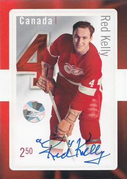 2014 Canada Post Legendary Canadian Defencemen - Autographs #NNO Red Kelly Front