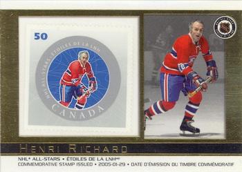 2005 Pacific Canada Post NHL All-Stars #31 Henri Richard Front
